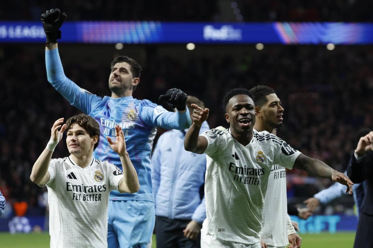Polémico penal anulado al Atlético, burla de Vinicius y caras tristes en triunfo del Real Madrid
