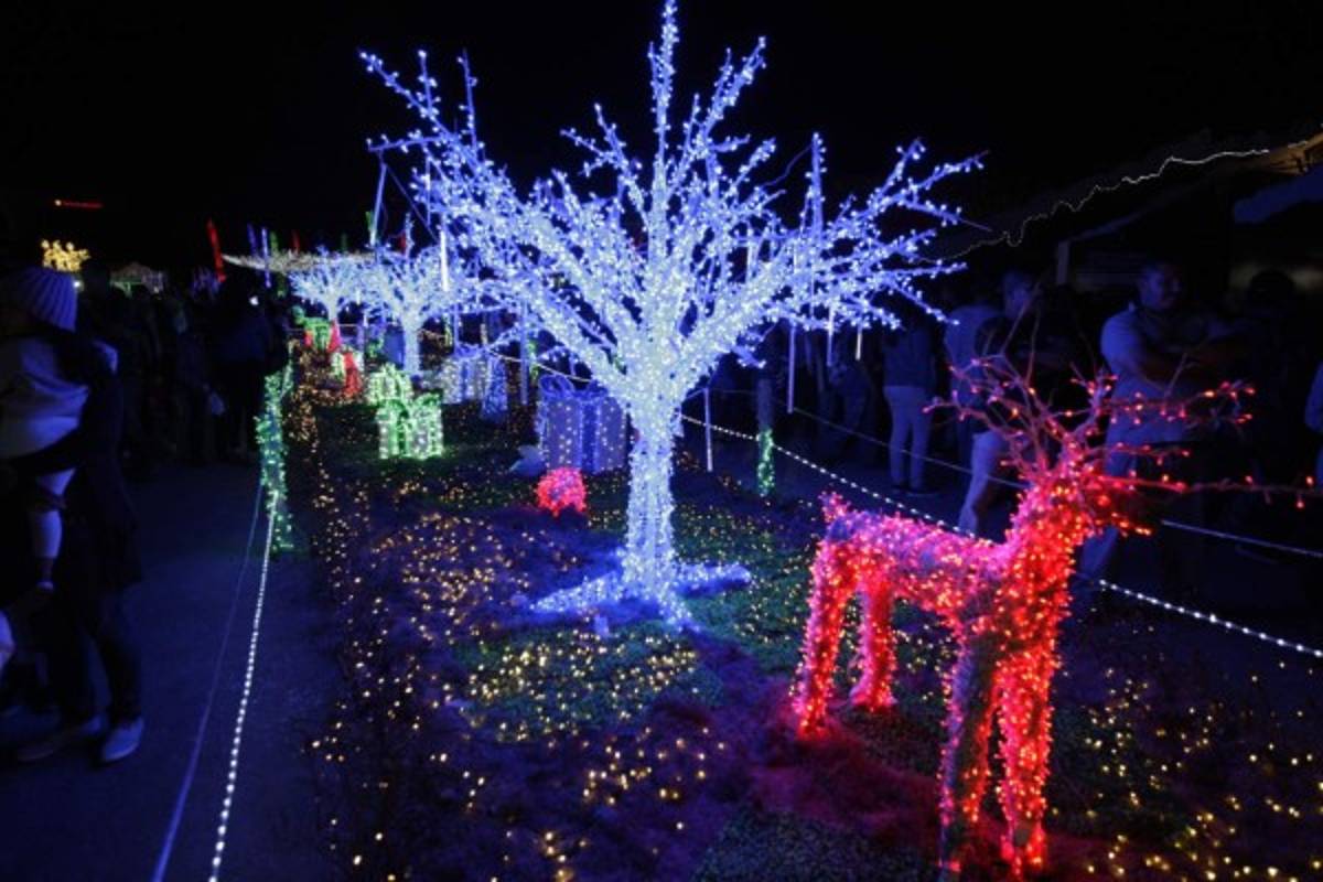 ¡ Gran espectáculo de luces! Inauguran Villa Navideña 2015 en Tegucigalpa