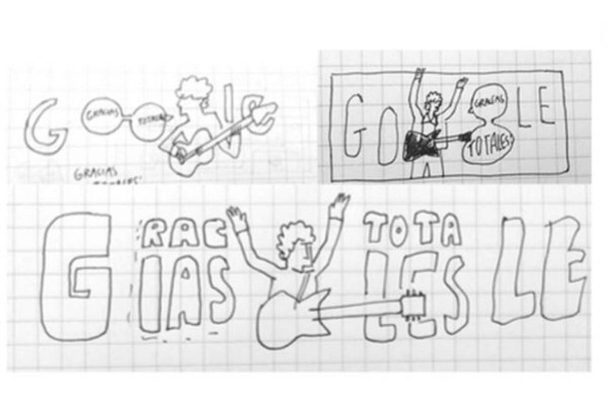 Google rinde homenaje con doodle a Cerati por 56 años