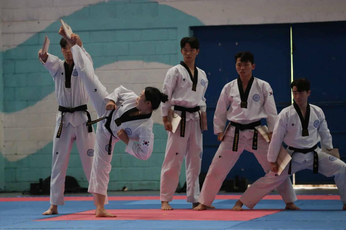 Capitalinos disfrutaron de tremenda exhibición en el Taekwondo Fest 2024