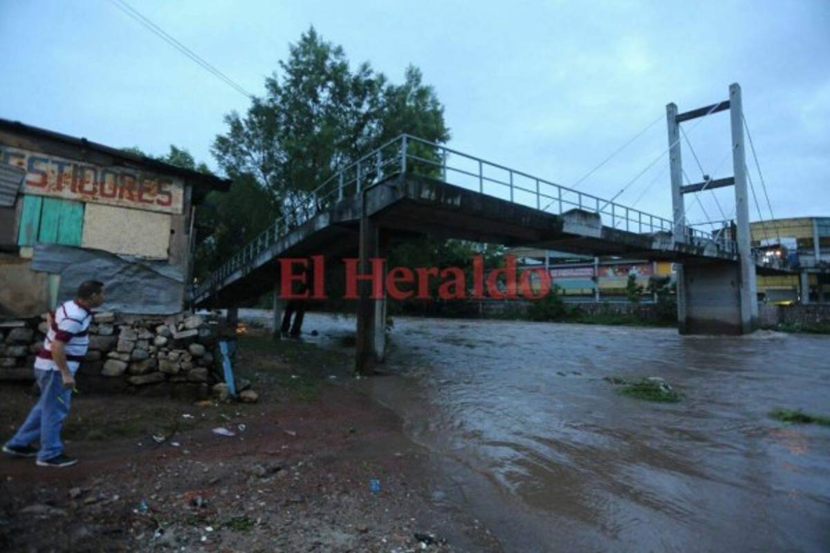FOTOS: Así está la capital de Honduras ante imparable lluvia