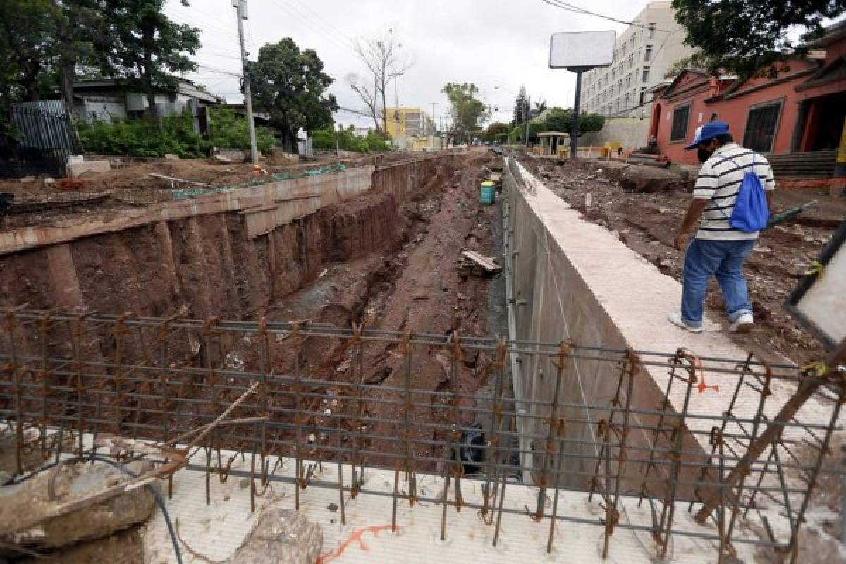 Las obras de infraestructura vial seguirán según el plan municipal de la capital de Honduras