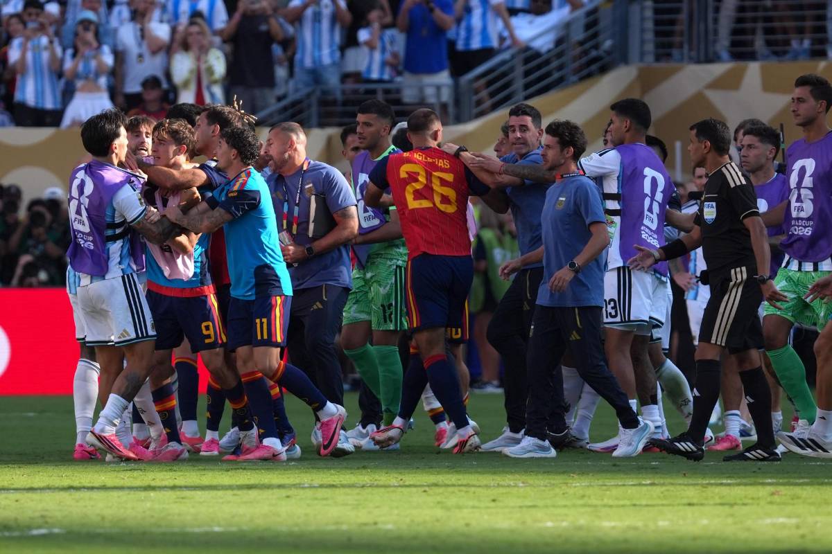 Golpes, tristeza de Messi y Argentina luego de perder la final del Mundial 2026 ante España