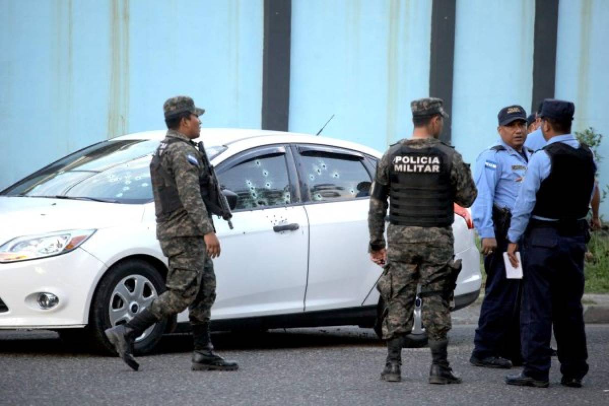 Acribillan a dos personas dentro de vehículo en San Pedro Sula