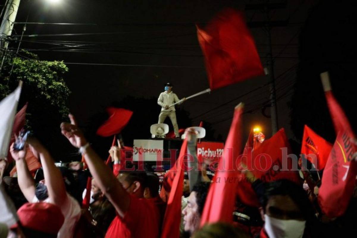 Entusiasmo y festejo en las calles por triunfo de Xiomara Castro (FOTOS)  