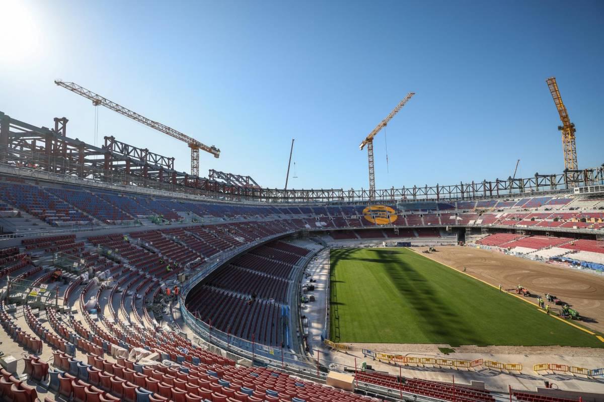 Así avanzan los trabajos del nuevo Camp Nou, casa del FC Barcelona