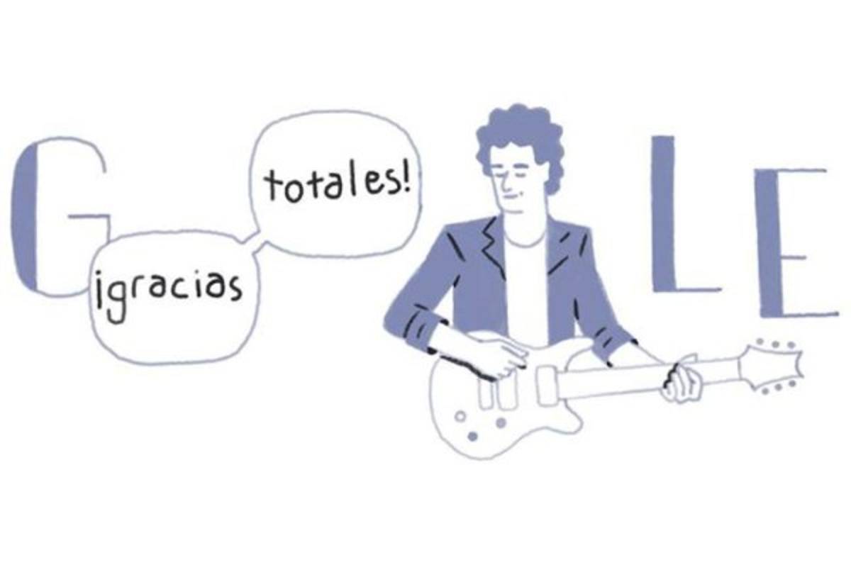 Google rinde homenaje con doodle a Cerati por 56 años