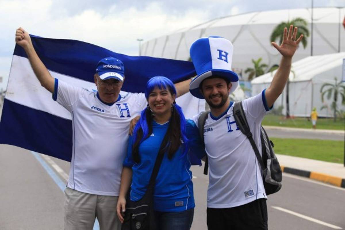 Los hondureños se toman la Arena da Amazonia