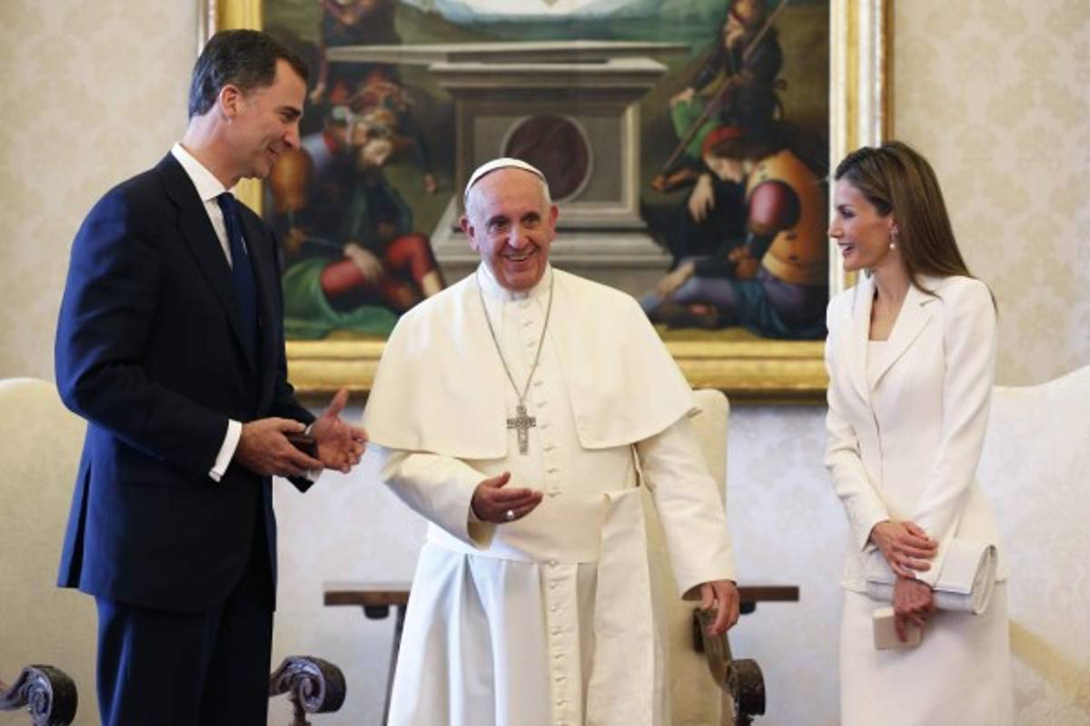 Papa recibe al rey de España, Felipe VI
