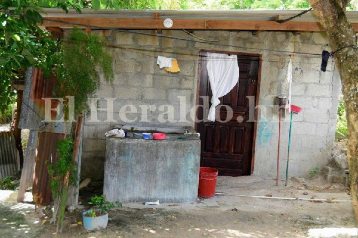 Esta es la humilde vivienda donde vivía Edgar Ariel Reyes junto a su familia.