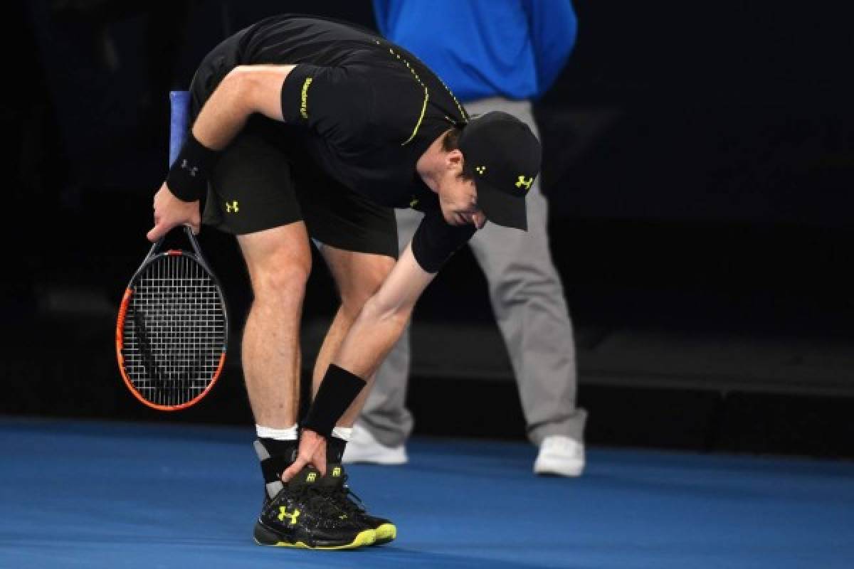 Andy Murray es optimista tras su torcedura de tobillo