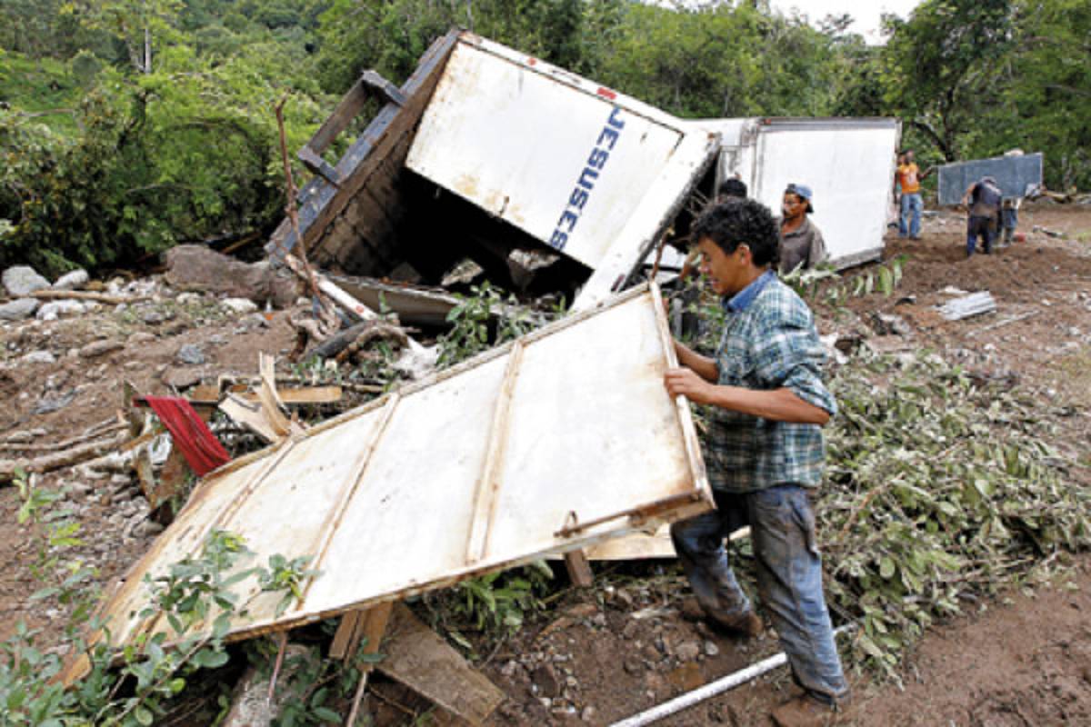 Lluvias causan desastre en La Libertad