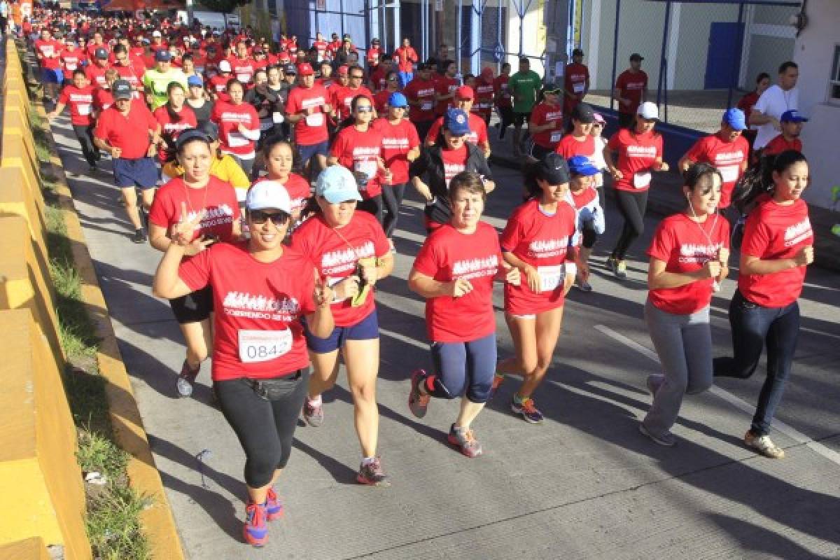 'Corriendo por la vida” fue todo un éxito en Tegucigalpa