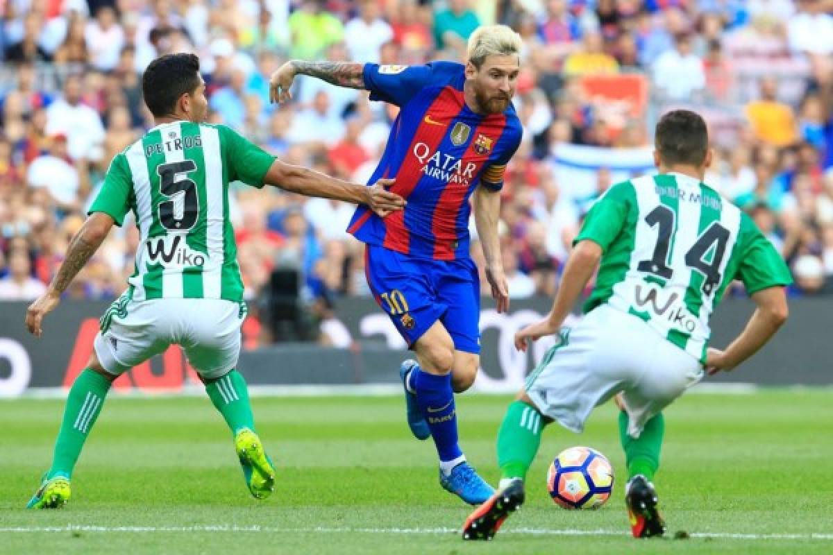 Barcelona golea 6-2 al Betis en la primera fecha de la Liga Española