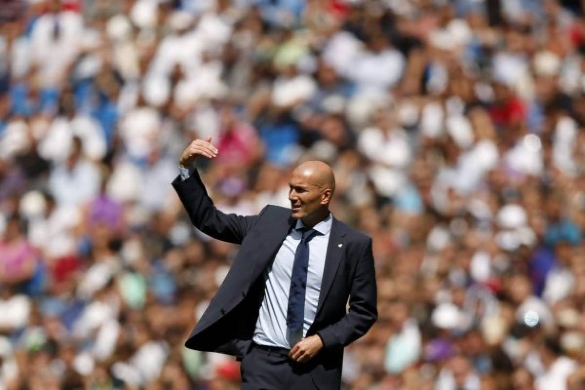 Zinedine Zidane celebra la 'fenomenal' serie de los jugadores del Real Madrid