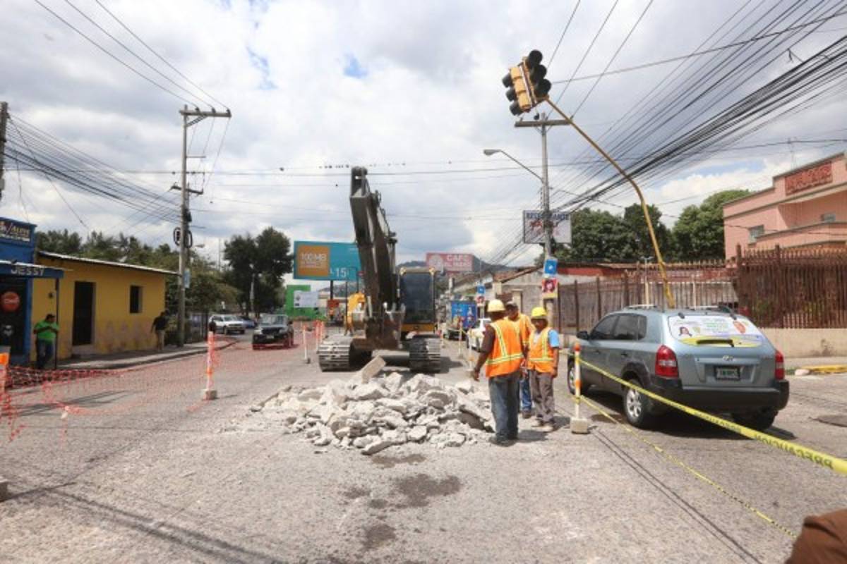 Inician obras de un paso elevado en barrio La Bolsa de Comayagüela