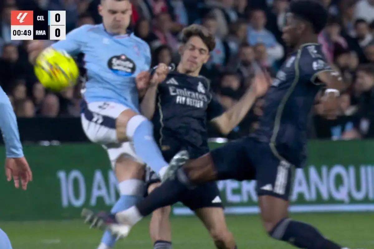 ¿Robo al Celta de Vigo? La jugada polémica con la que ganó el Real Madrid en LaLiga