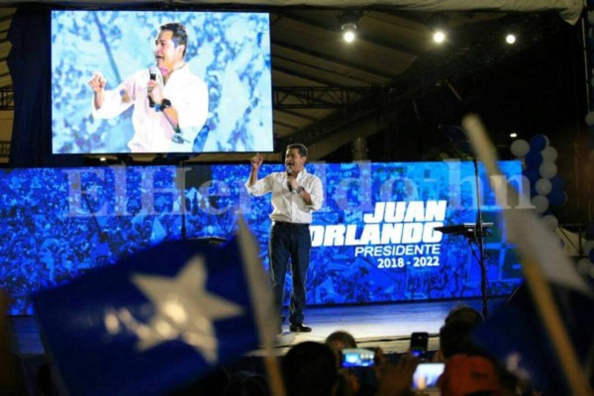Juan Orlando Hernández: 'Vamos por el tercer triunfo del Partido Nacional'