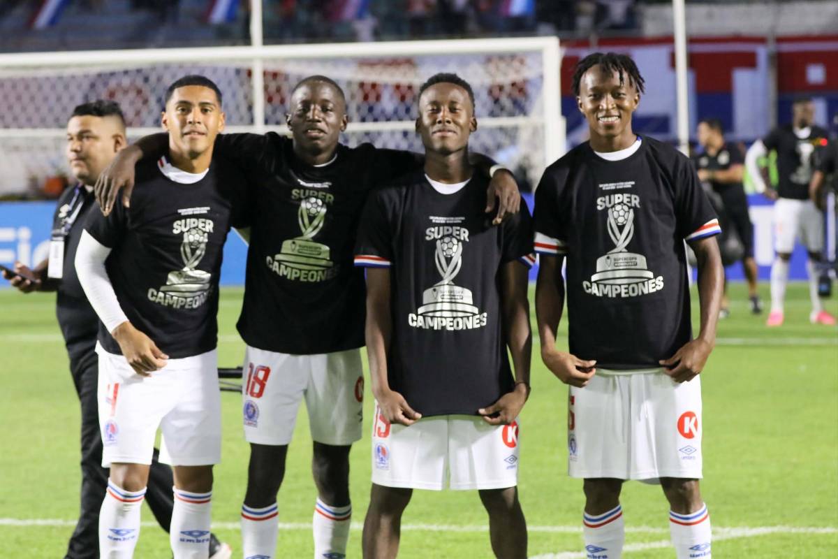 Olimpia liquidó a Motagua: Así fue la celebración del león tras ganar la Supercopa de Honduras