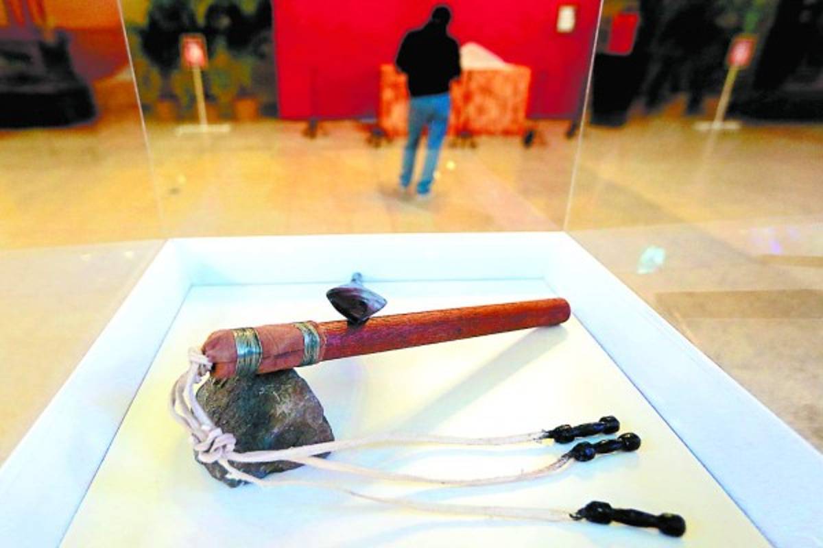 Modelo del flagelo utilizado para propinarle 120 latigazos al cuerpo de Jesús.