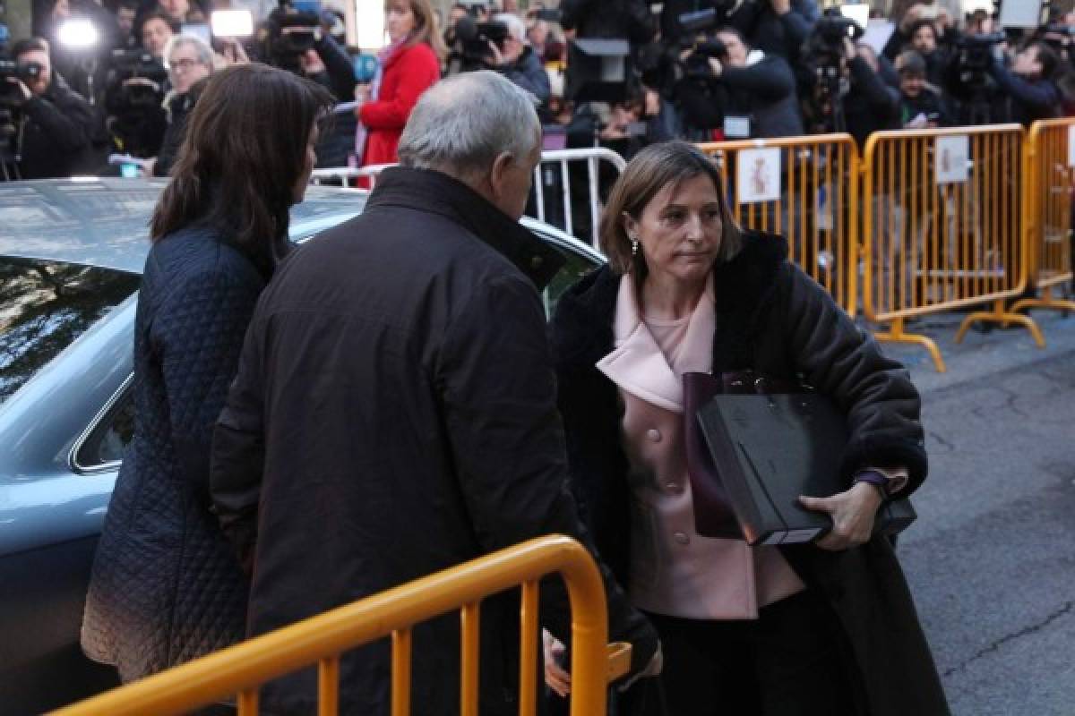 La presidenta del parlamento catalán ante la justicia de España