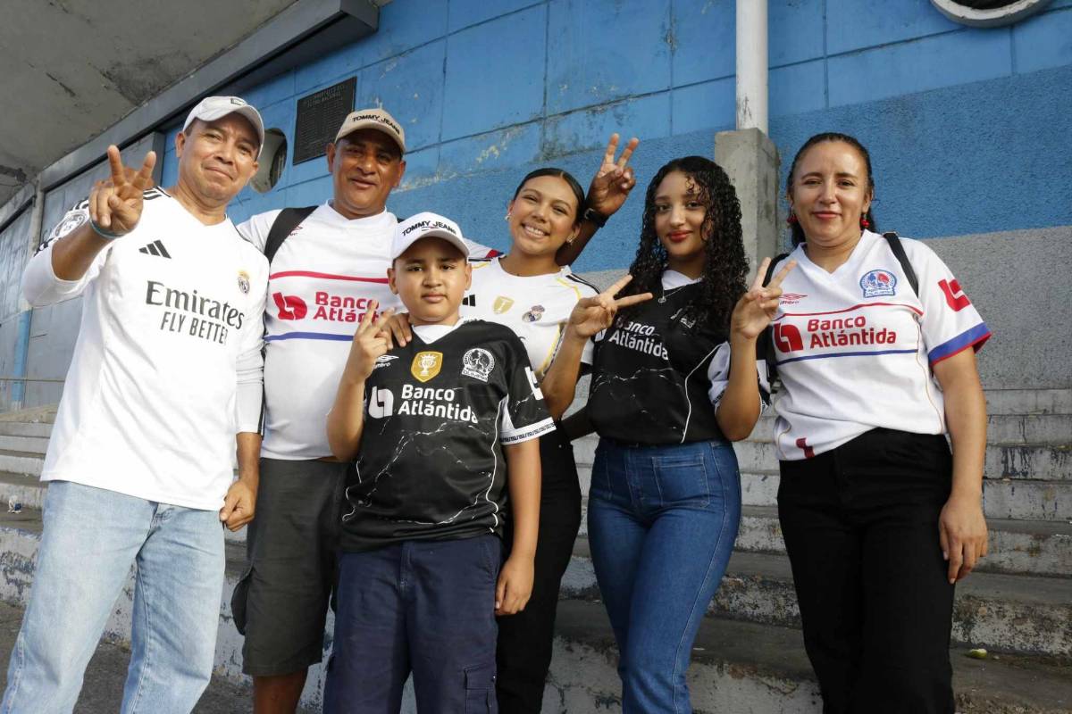 Hincha capturado, ambientazo previo al Olimpia vs Real España y; ¿quién es la linda pelinegra?