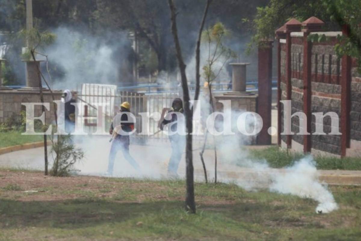 El zafarrancho se produjo la tarde de este miércoles en el interior de Ciudad Universitaria.