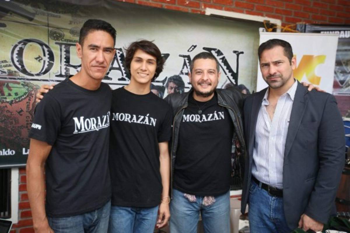 El elenco de 'Morazán” compartió con sus fans