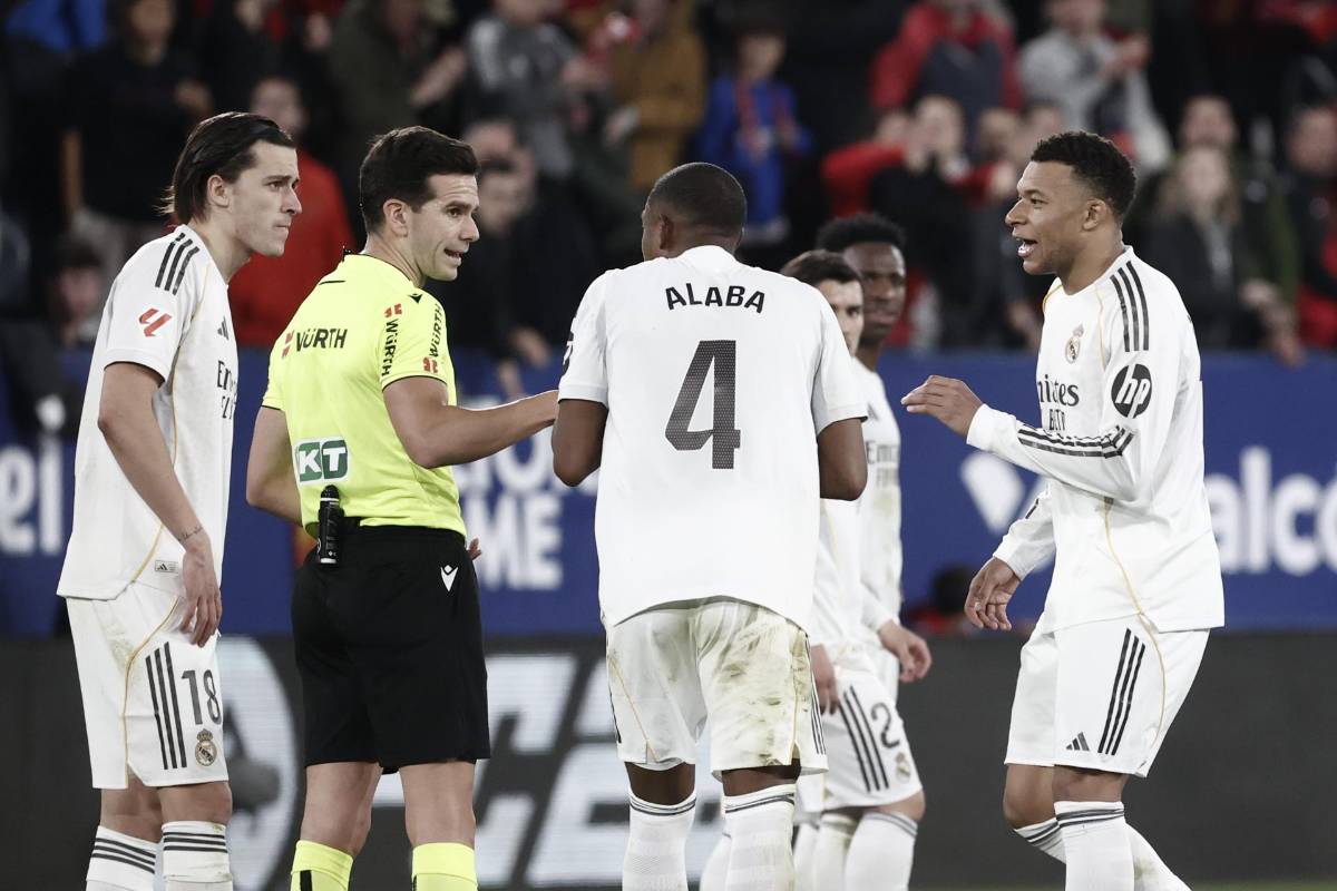 Tristeza de Mbappé y Vinícius: Así sufrió la derrota el Real Madrid ante Osasuna