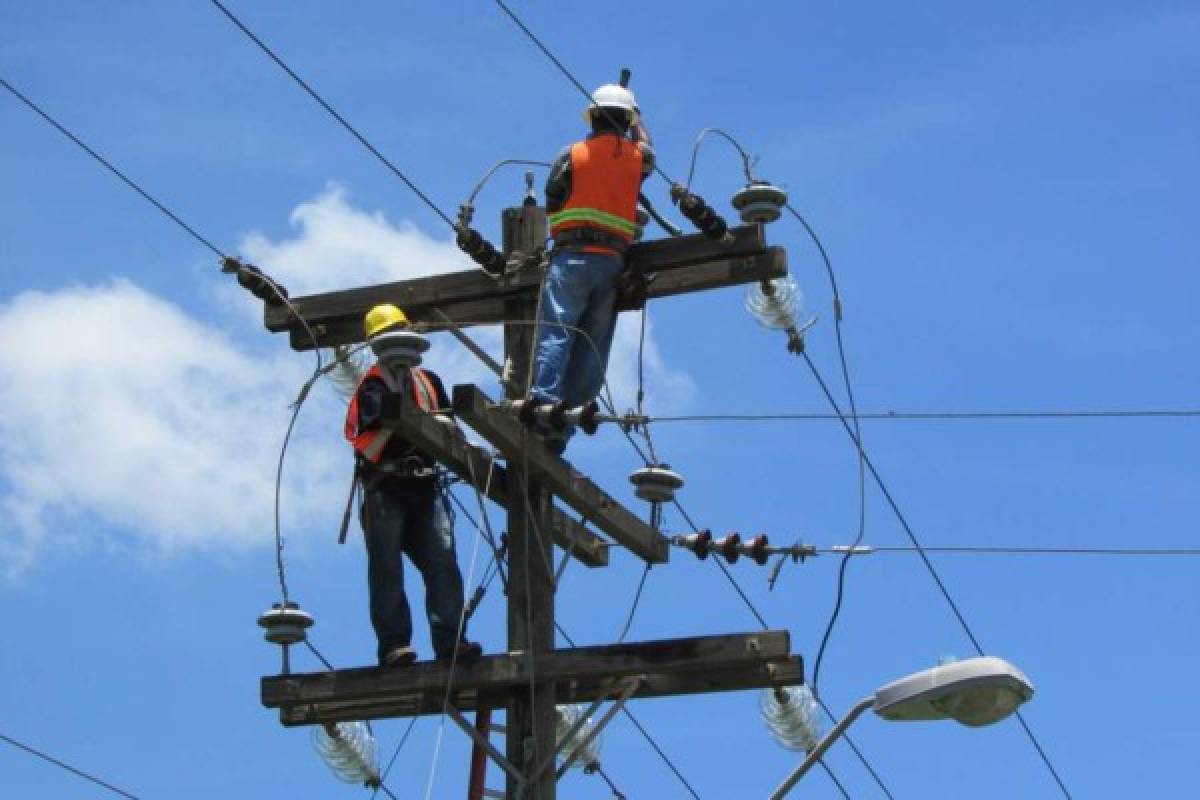 Zonas de Honduras que no tendrán energía eléctrica este viernes 13 de julio  