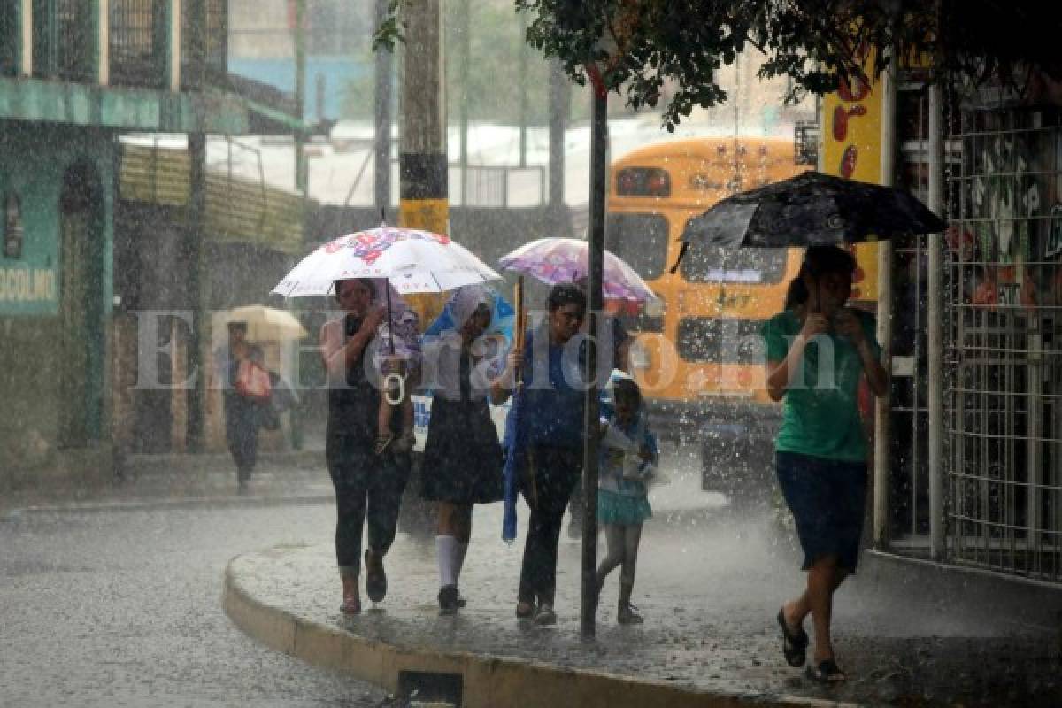 Ingreso de vaguada a Honduras dejará lluvias este miércoles en varias zonas