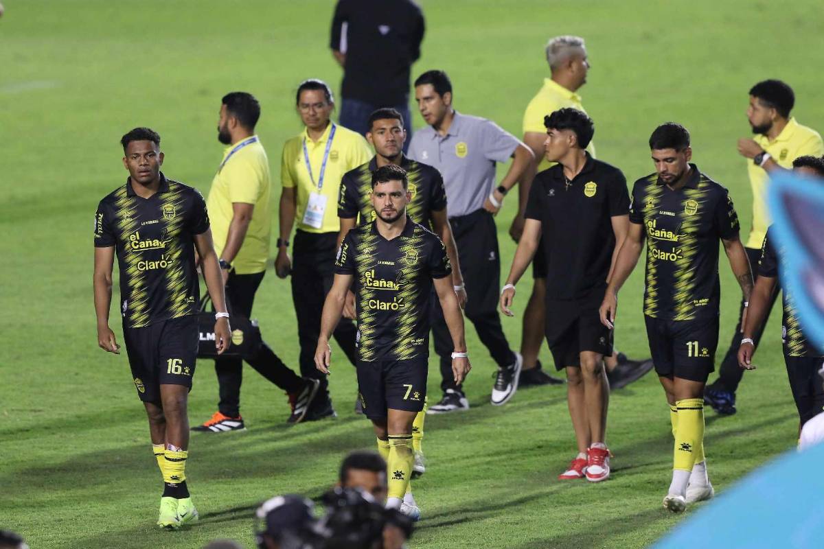 La tristeza de Real España luego de perder la final ante el Olimpia