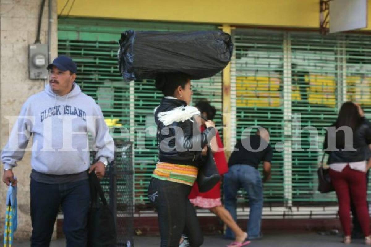 Nuevo desalojo de vendedores en el centro de Tegucigalpa