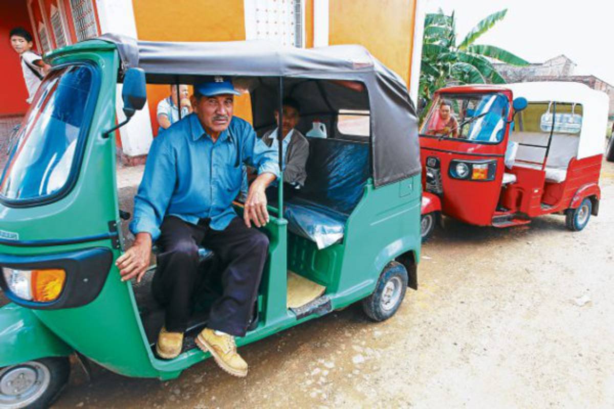 Mototaxis, alternativa de transporte en la periferia de Comayagüela