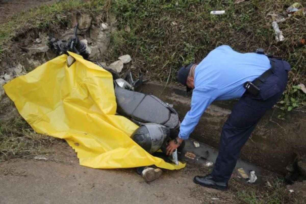 El joven motociclista murió en la carretera al sur de Honduras (Foto: El Heraldo Honduras/ Noticias de Honduras)