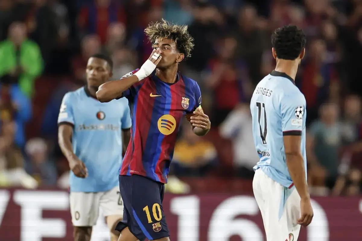 No se vio en TV: Lamine Yamal lo humilla y polémica que opaca goleada del Barcelona