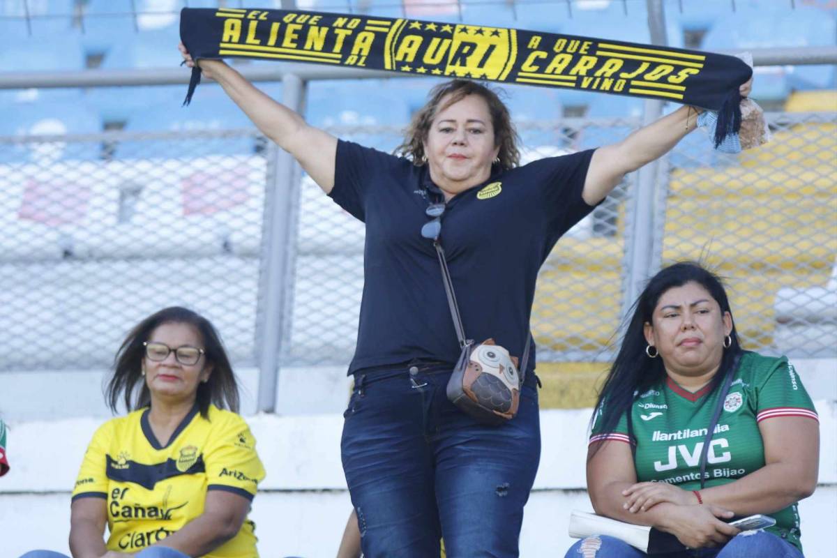 Bellas chicas, ambiente fenomenal y lo que hizo la policía previo al Marathón vs Real España