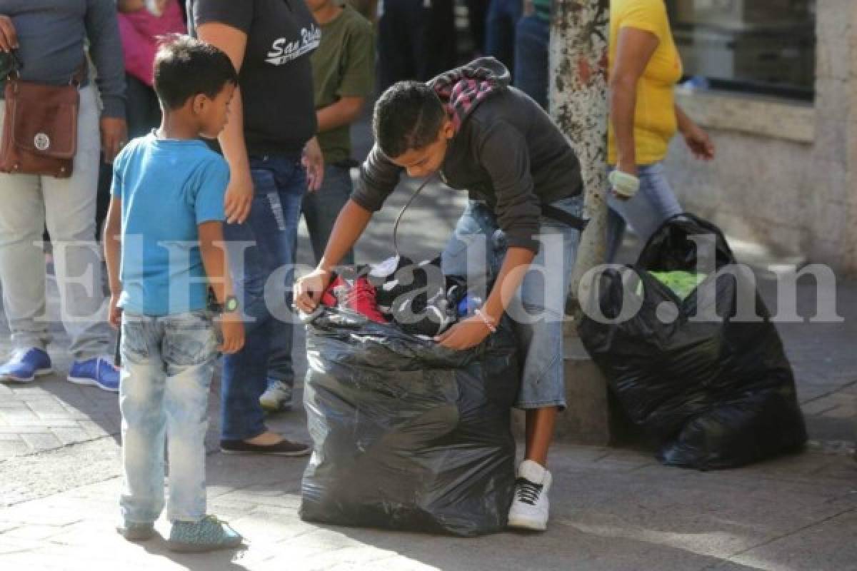 Nuevo desalojo de vendedores en el centro de Tegucigalpa