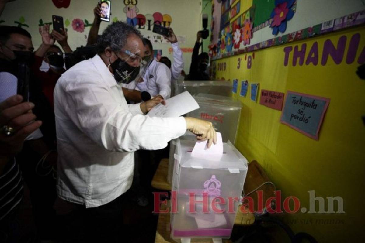 Así votaron los precandidatos a la presidencia de Honduras (FOTOS)