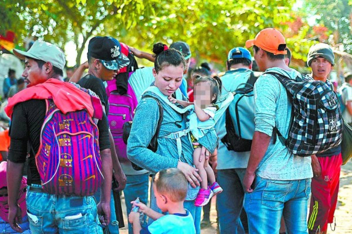 Unas 26 familias hondureñas retornadas a Guatemala