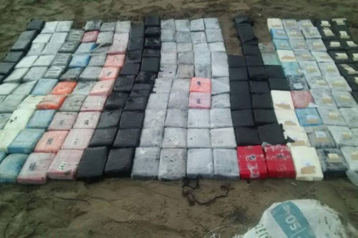 Incautan 211 kilos de cocaína y capturan a un narco colombiano