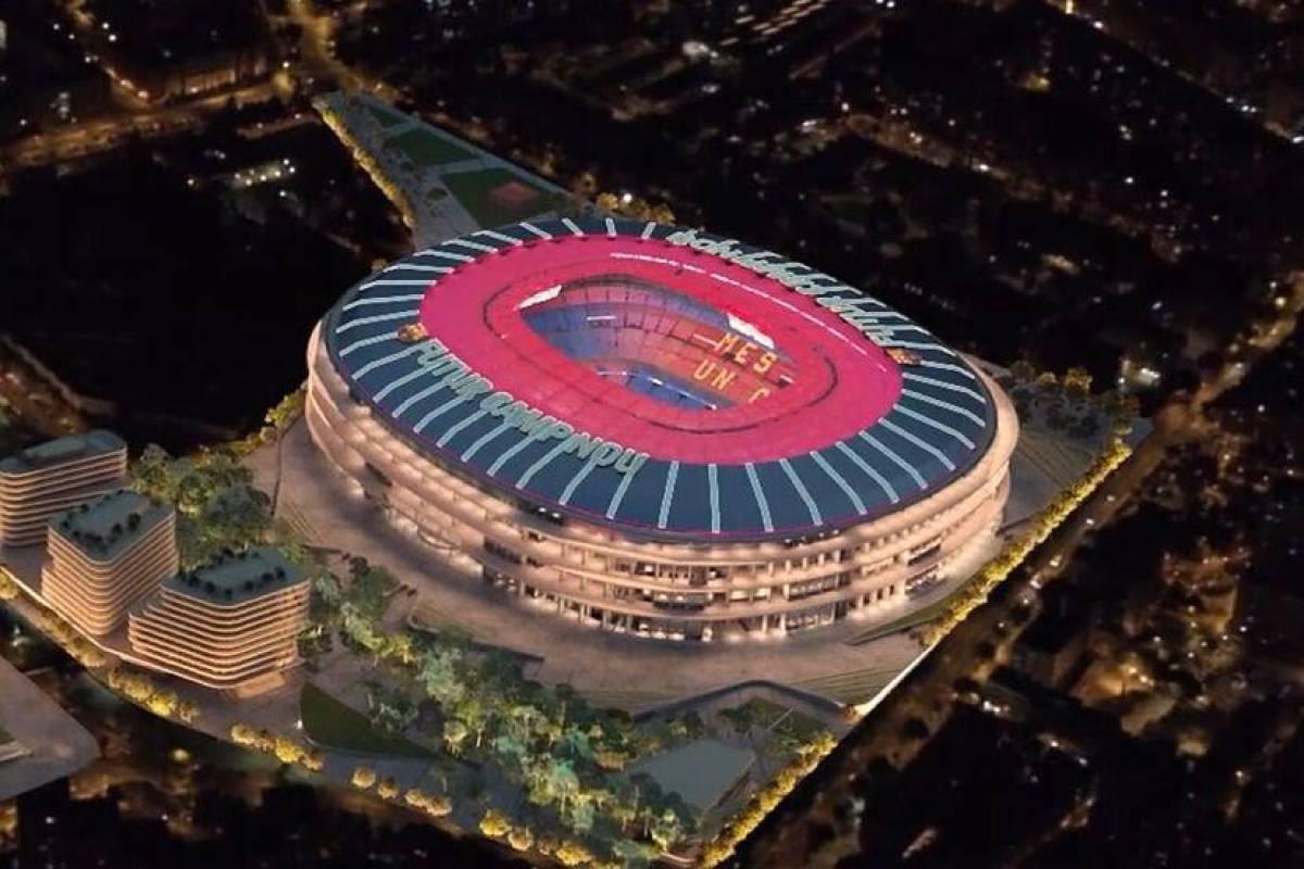 Así avanzan los trabajos del nuevo Camp Nou, casa del FC Barcelona