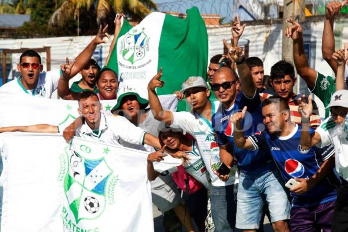 Previo a la Gran Final del Apertura 2016 Puerto Cortés se despertó de fiesta