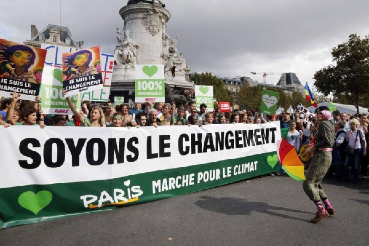 Unas 600,000 personas marchan contra el cambio climático
