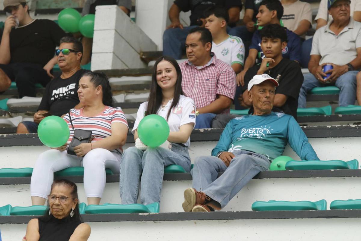 No se vio en tv: Belleza y ambiente en el Excélsior en partido de Platense-Olancho