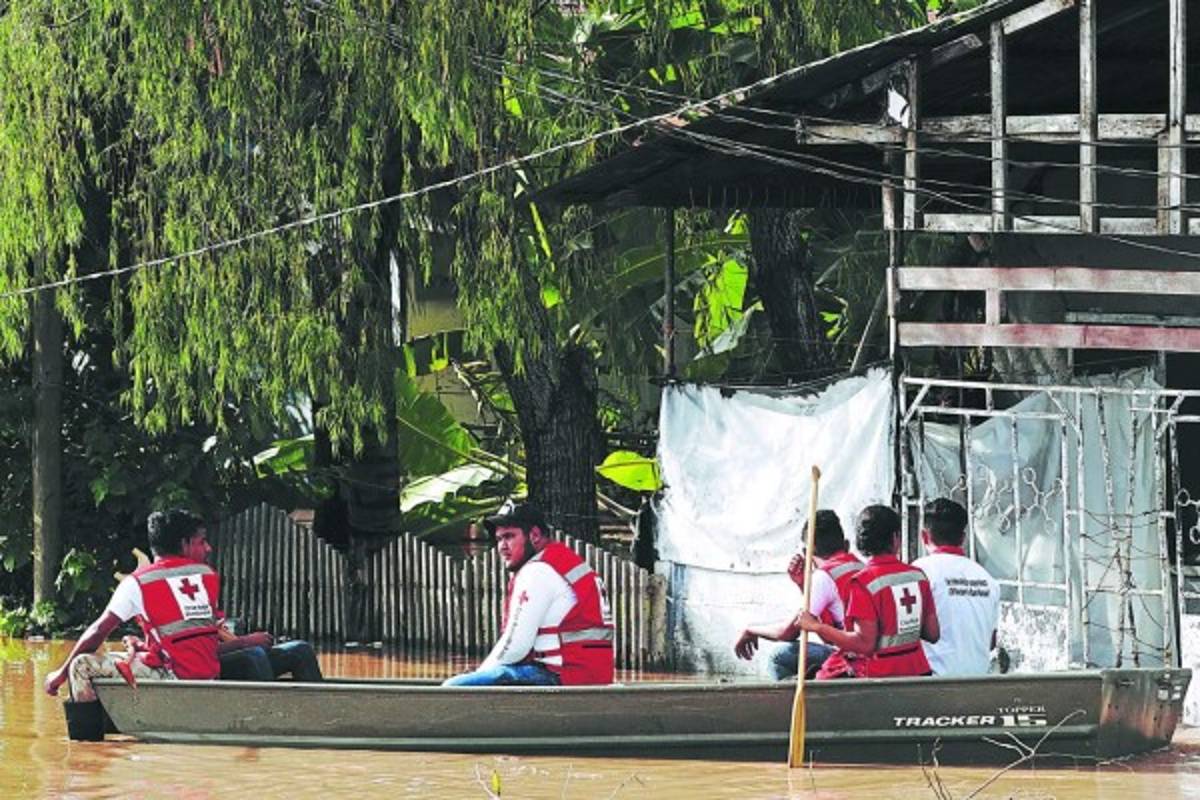 Fuertes lluvias desplazaron a 16,967 personas en Honduras en los últimos días