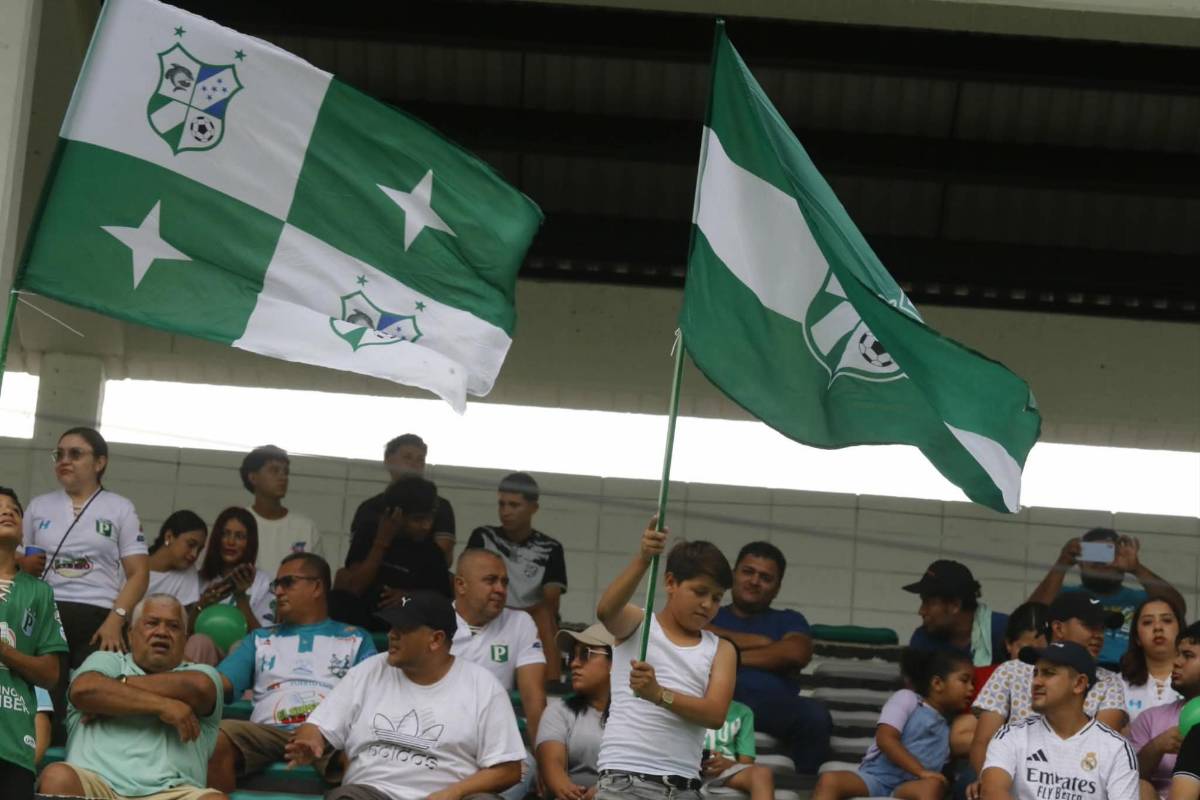 No se vio en tv: Belleza y ambiente en el Excélsior en partido de Platense-Olancho
