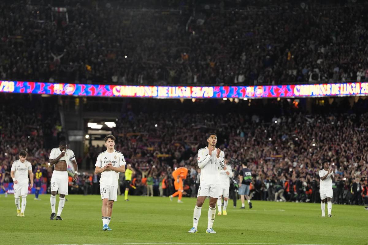 Tristeza total en Real Madrid mientras el FC Barcelona celebraba su nuevo título