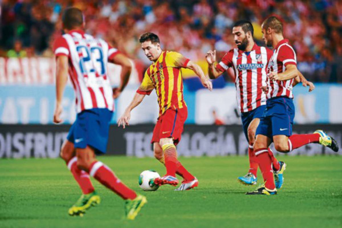 Neymar salvó al Barça en el Calderón