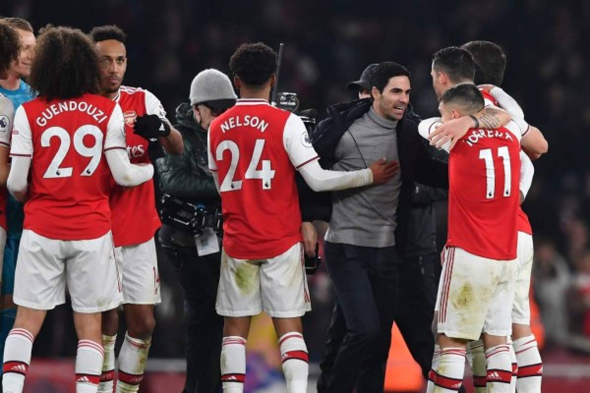 arteta se regala su primer gane en liga...